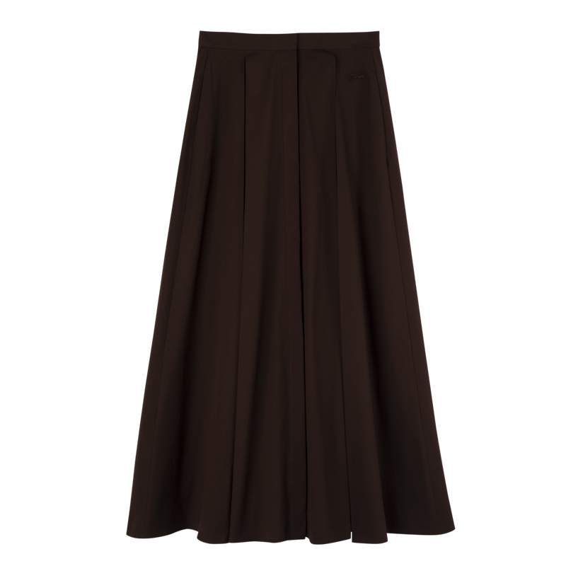 Midi skirt / Cream - Popelin - 图片 8