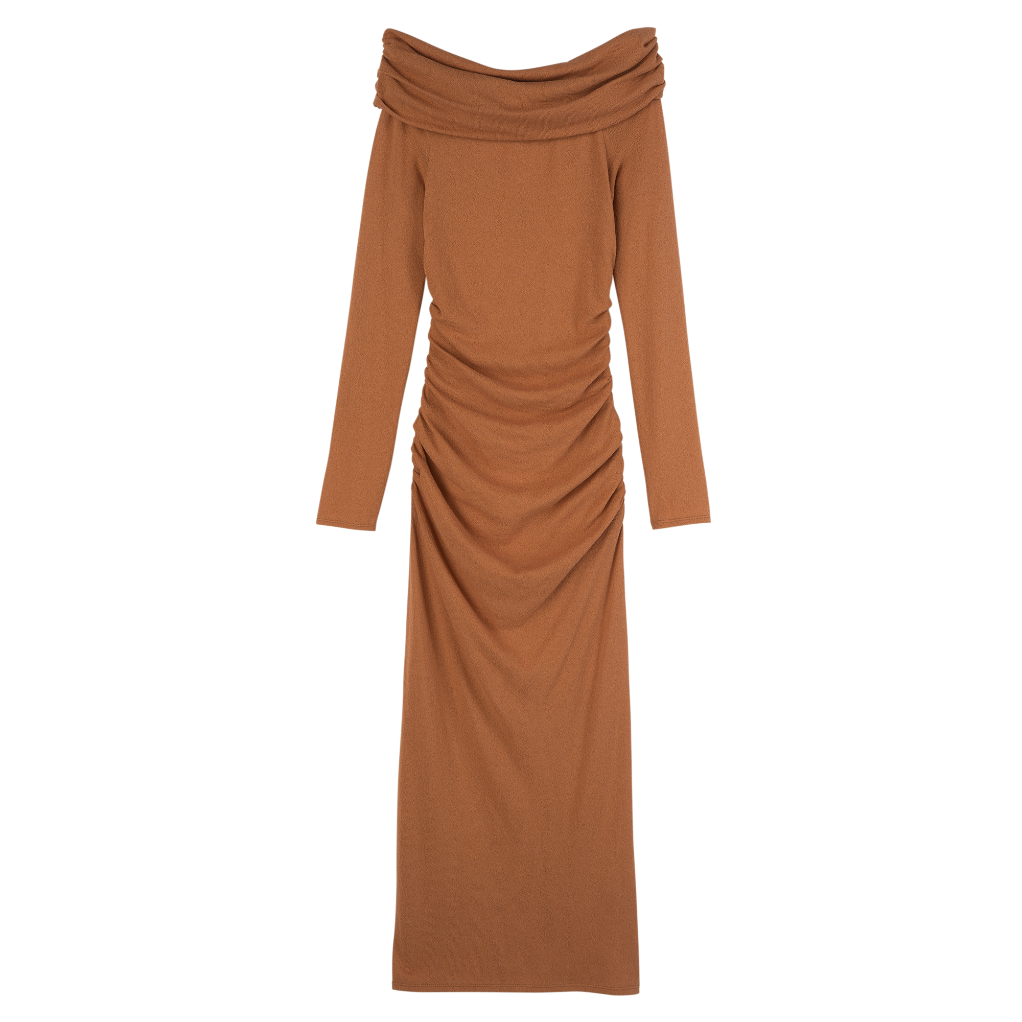 Long dress / Amber - Crepe jersey
