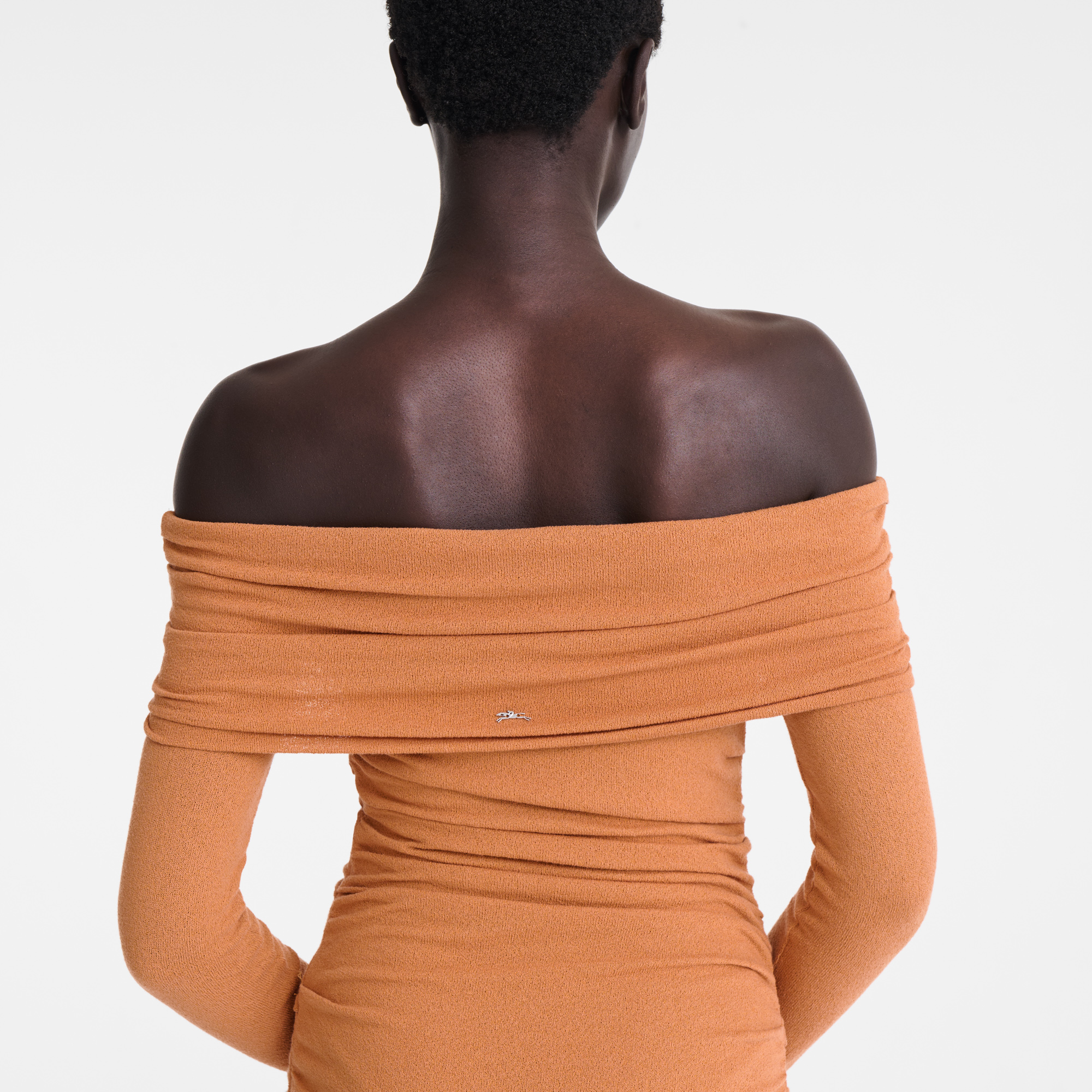 Long dress / Amber - Crepe jersey - 图片 5