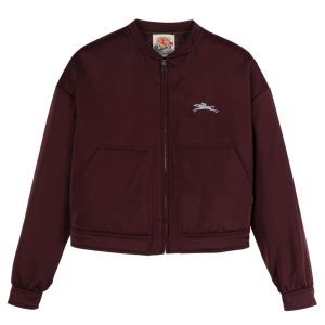 Jacket / Burgundy - Satin