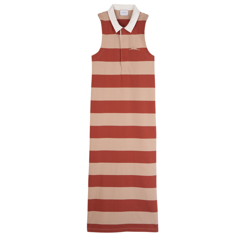 Polo dress / Ballerina/Mint - Striped jersey - 图片 2