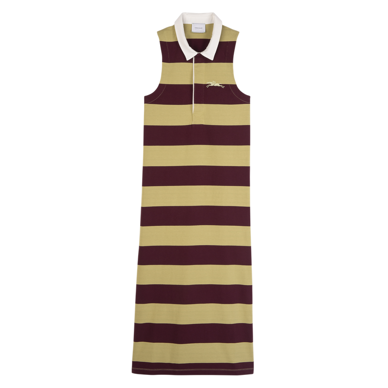 Polo dress / Ballerina/Mint - Striped jersey - 图片 4