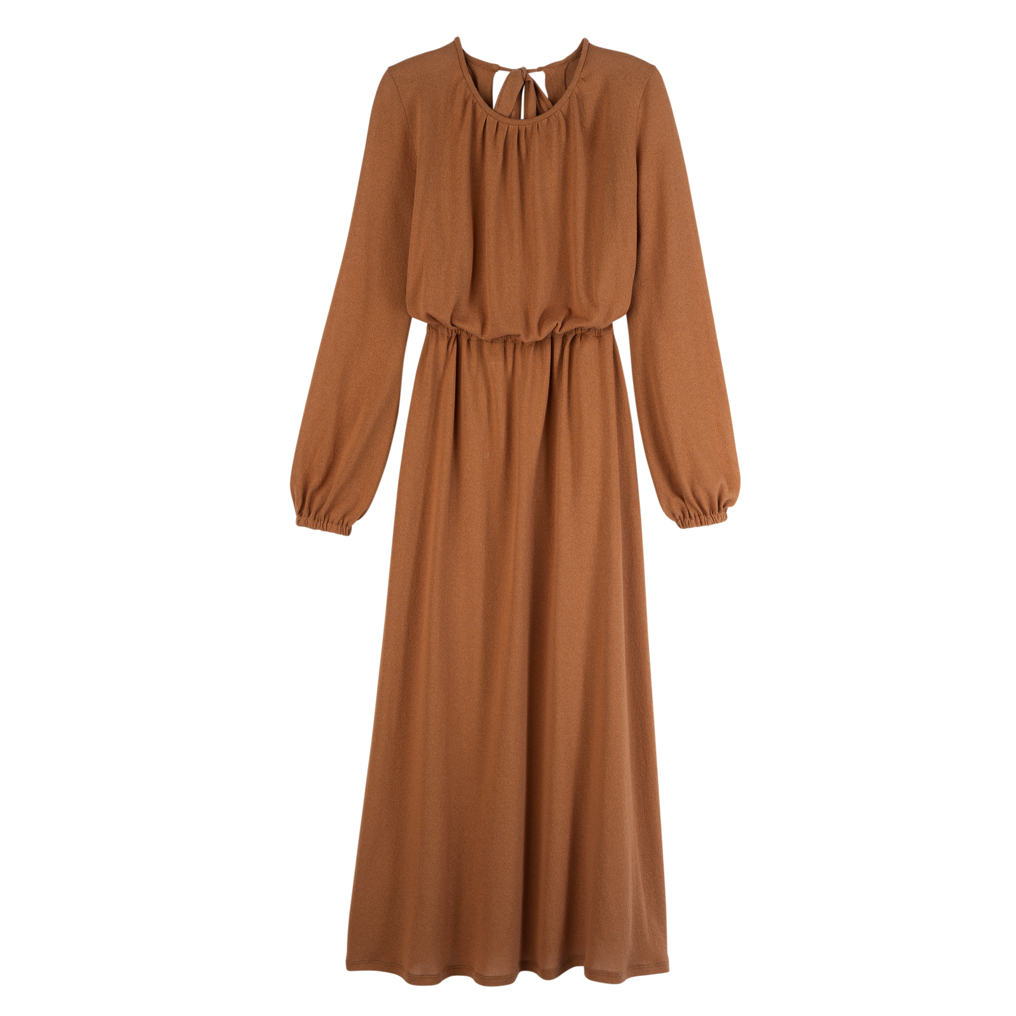 Long dress / Amber - Crepe jersey
