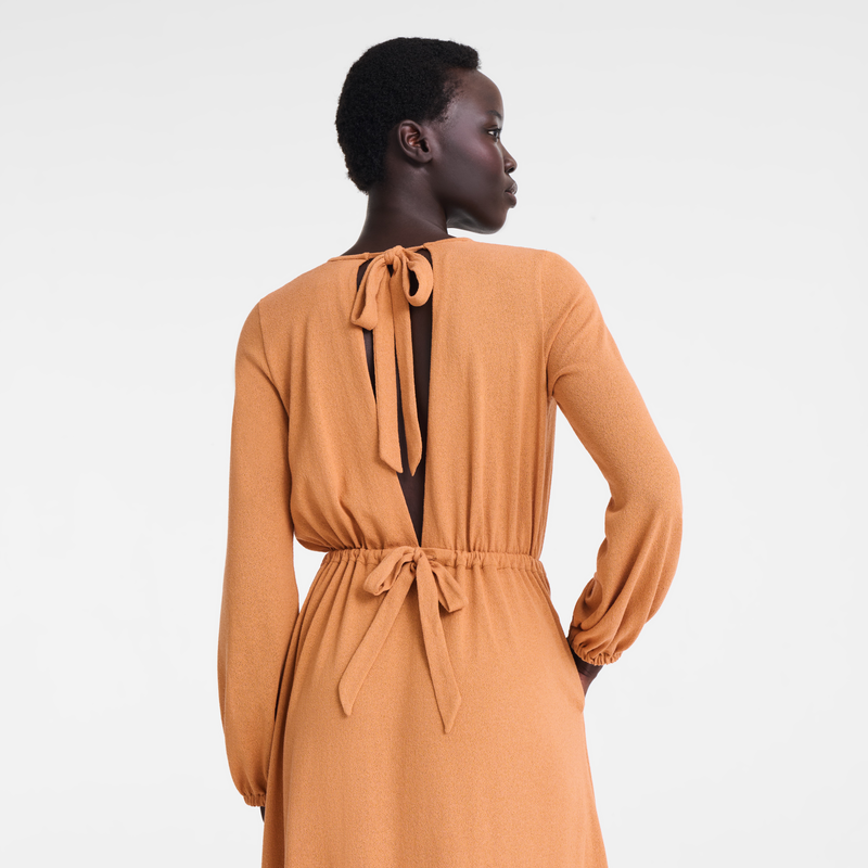 Long dress / Amber - Crepe jersey - 图片 13
