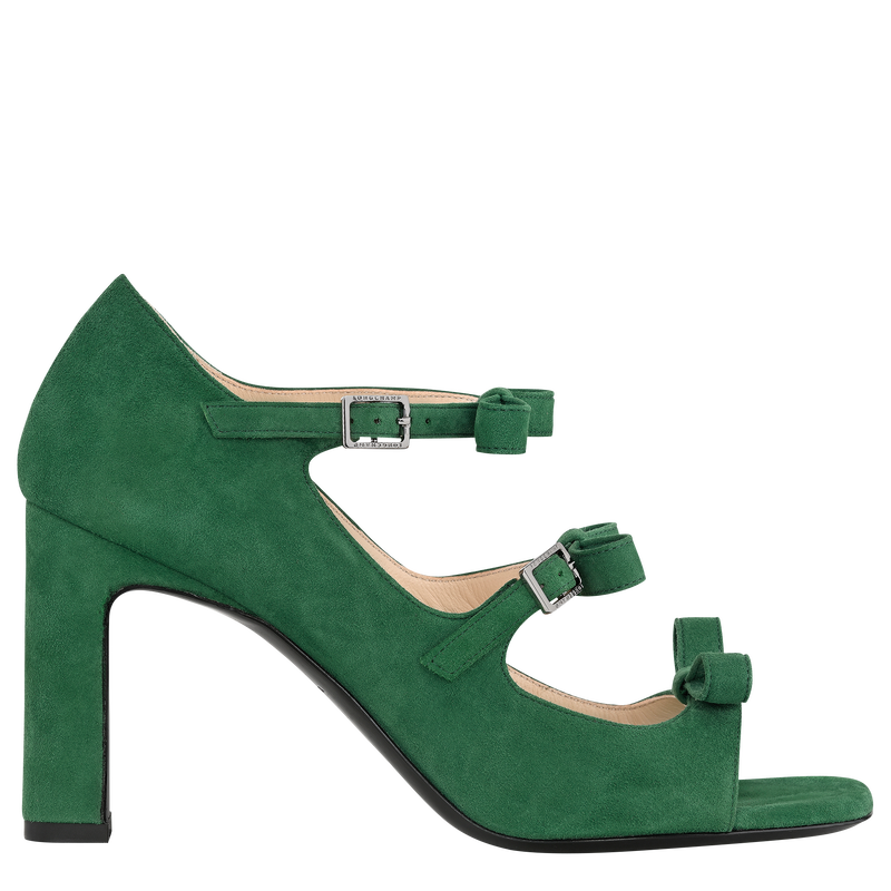 La Baronne Sandals / Thyme - Leather - 图片 4