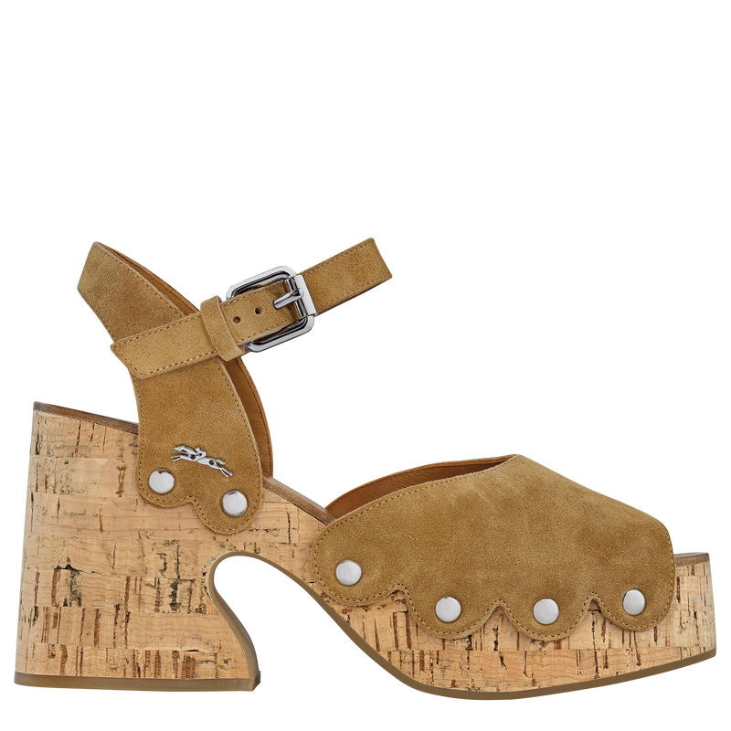 La Cigale Sandals / Walnut - Leather - 图片 9