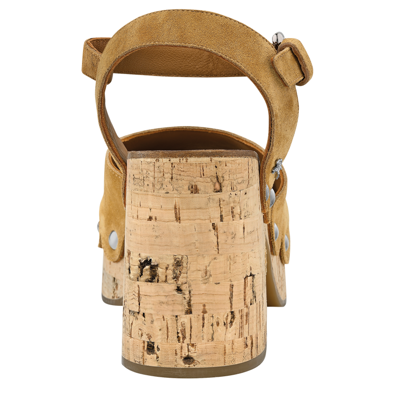 La Cigale Sandals / Walnut - Leather - 图片 5