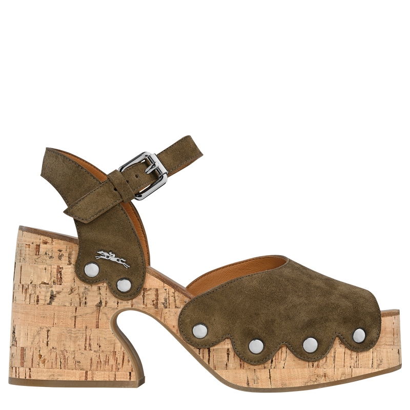 La Cigale Sandals / Walnut - Leather - 图片 10