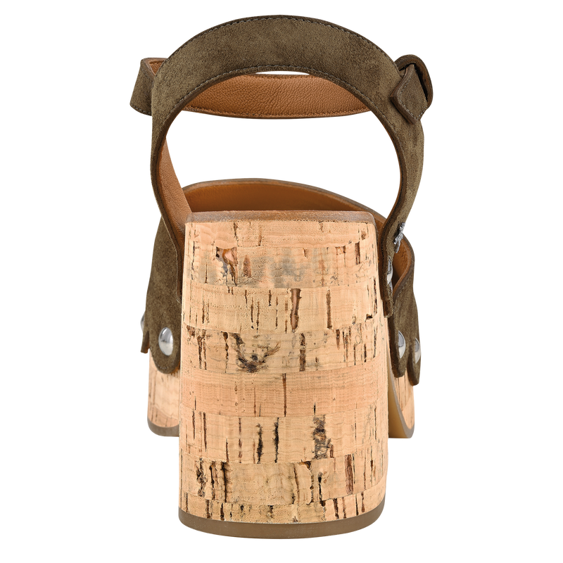 La Cigale Sandals / Walnut - Leather - 图片 6