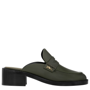 Epure Timeless Mules / Khaki - Leather