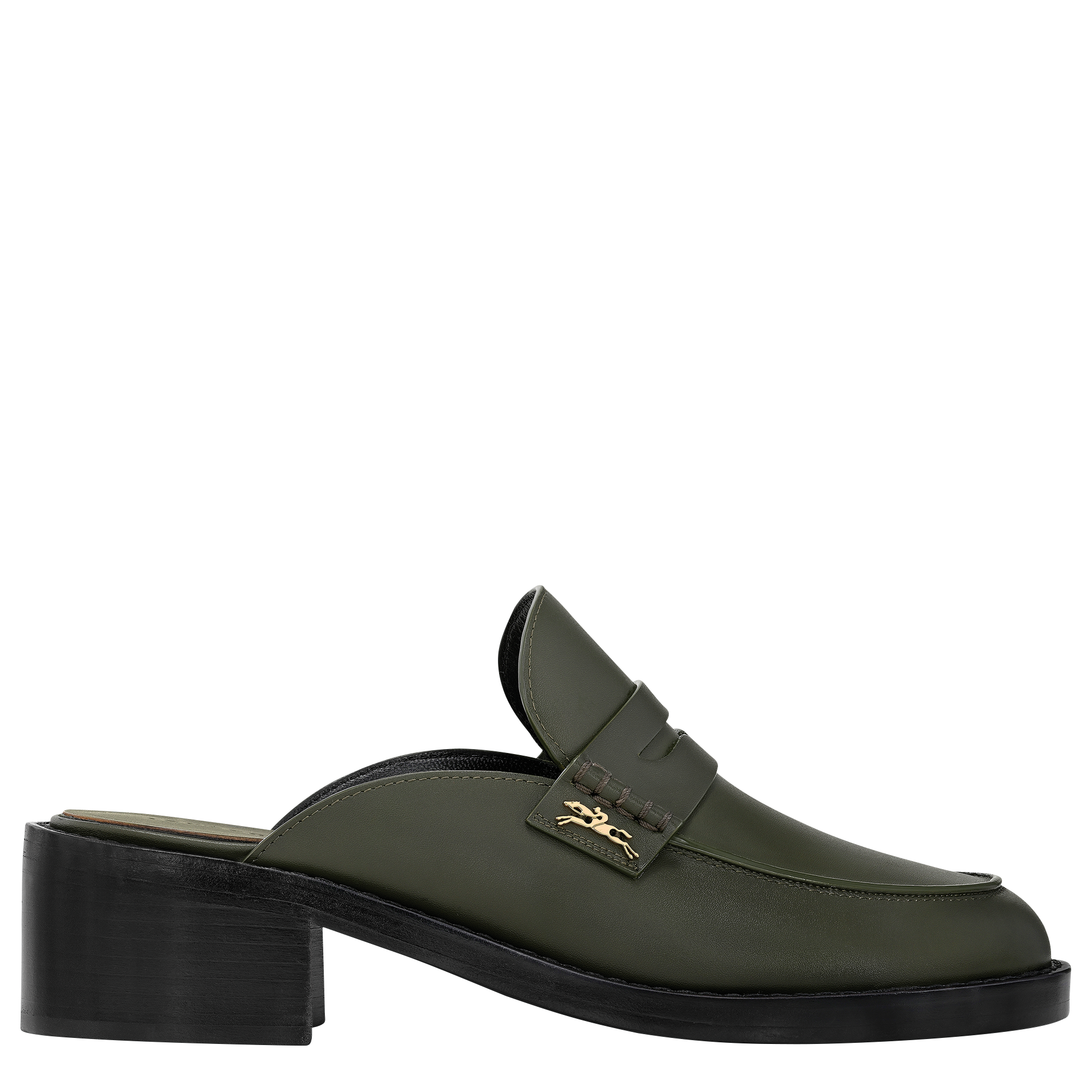 Epure Timeless Mules / Khaki - Leather