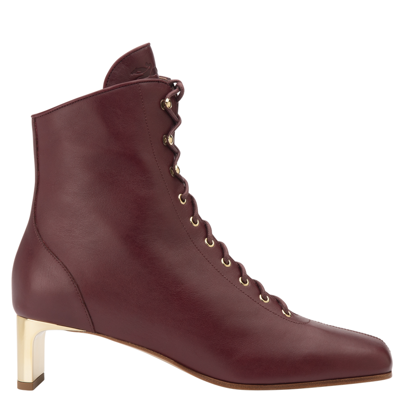 La Patineuse High heel low boots / White - Leather - 图片 11