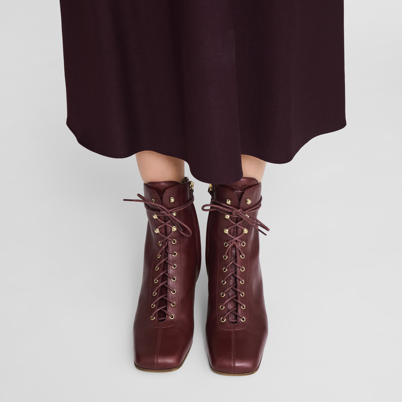 La Patineuse High heel low boots / White - Leather - 图片 6