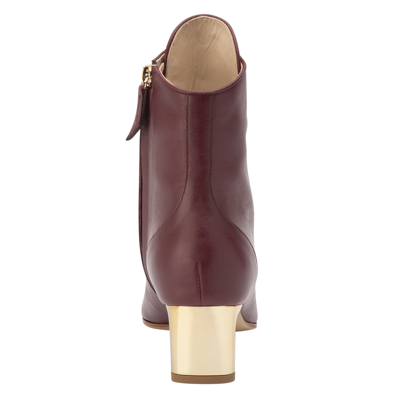 La Patineuse High heel low boots / White - Leather - 图片 8