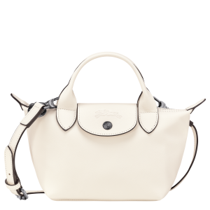 Le Pliage Xtra XS Handbag / Ecru - Leather
