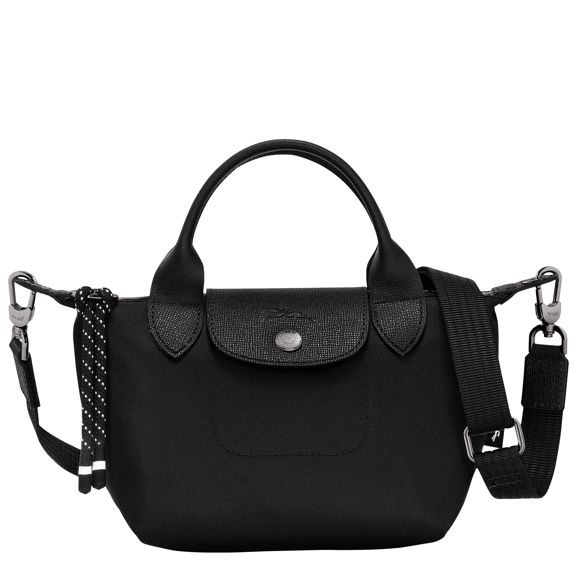 Le Pliage Energy XS Handbag / Black - Recycled canvas