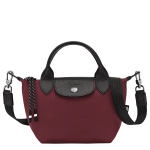 Le Pliage Energy XS Handbag / Burgundy - Recycled canvas