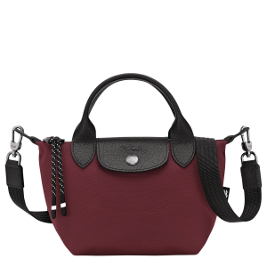 Le Pliage Energy XS Handbag / Burgundy - Recycled canvas