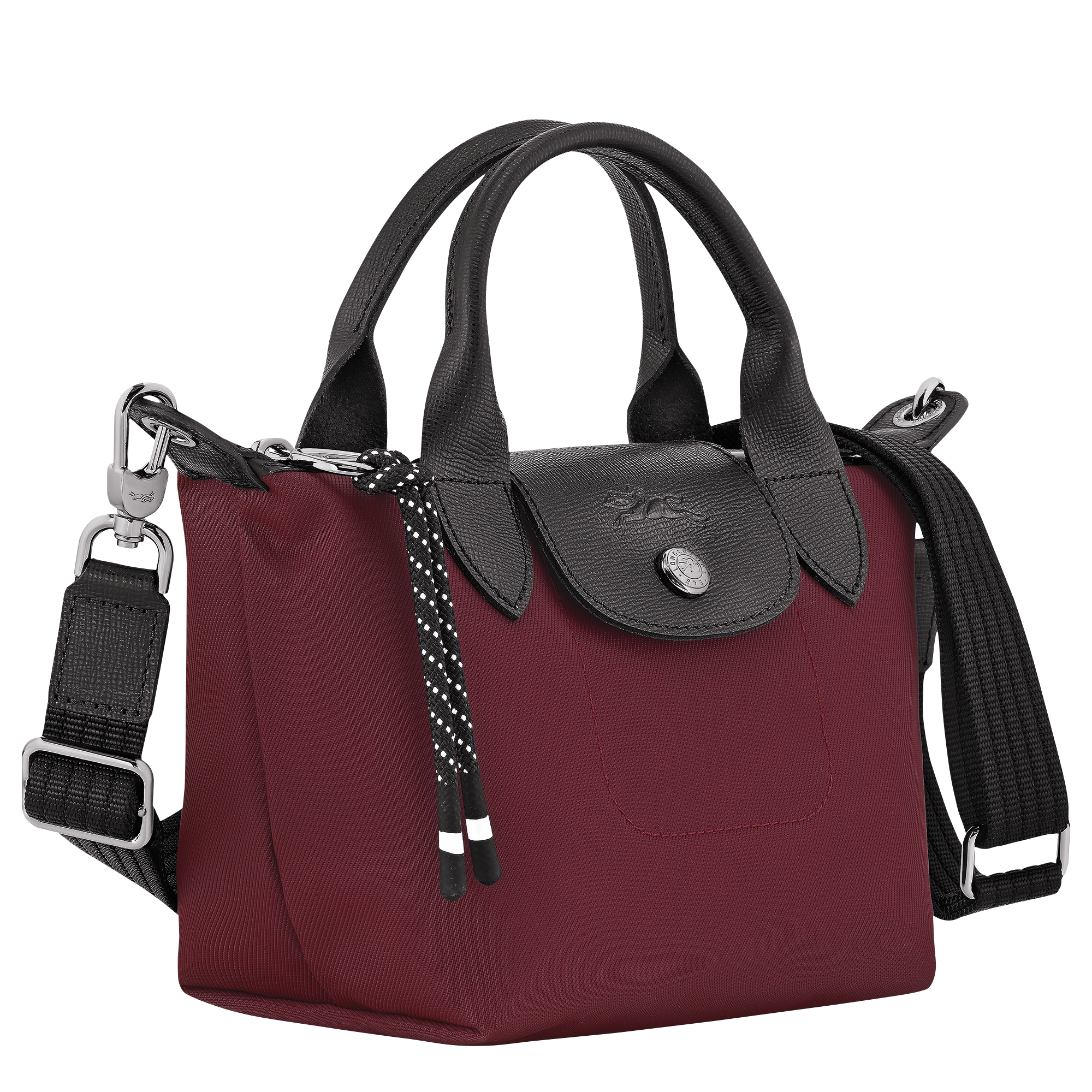 Le Pliage Energy XS Handbag / Burgundy - Recycled canvas - 图片 3