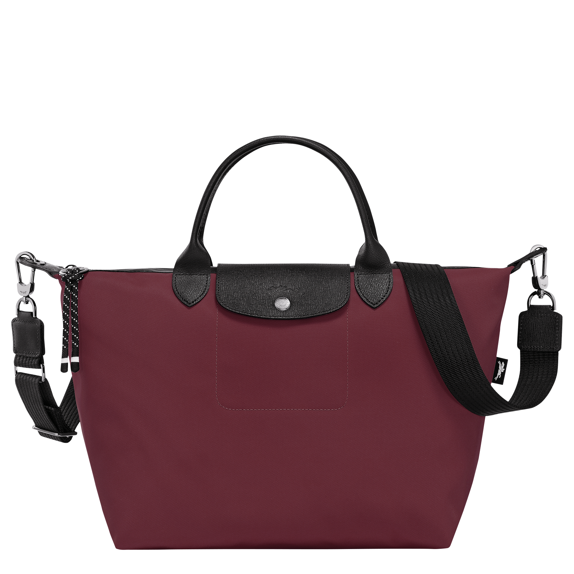 Le Pliage Energy L Handbag / Burgundy - Recycled canvas