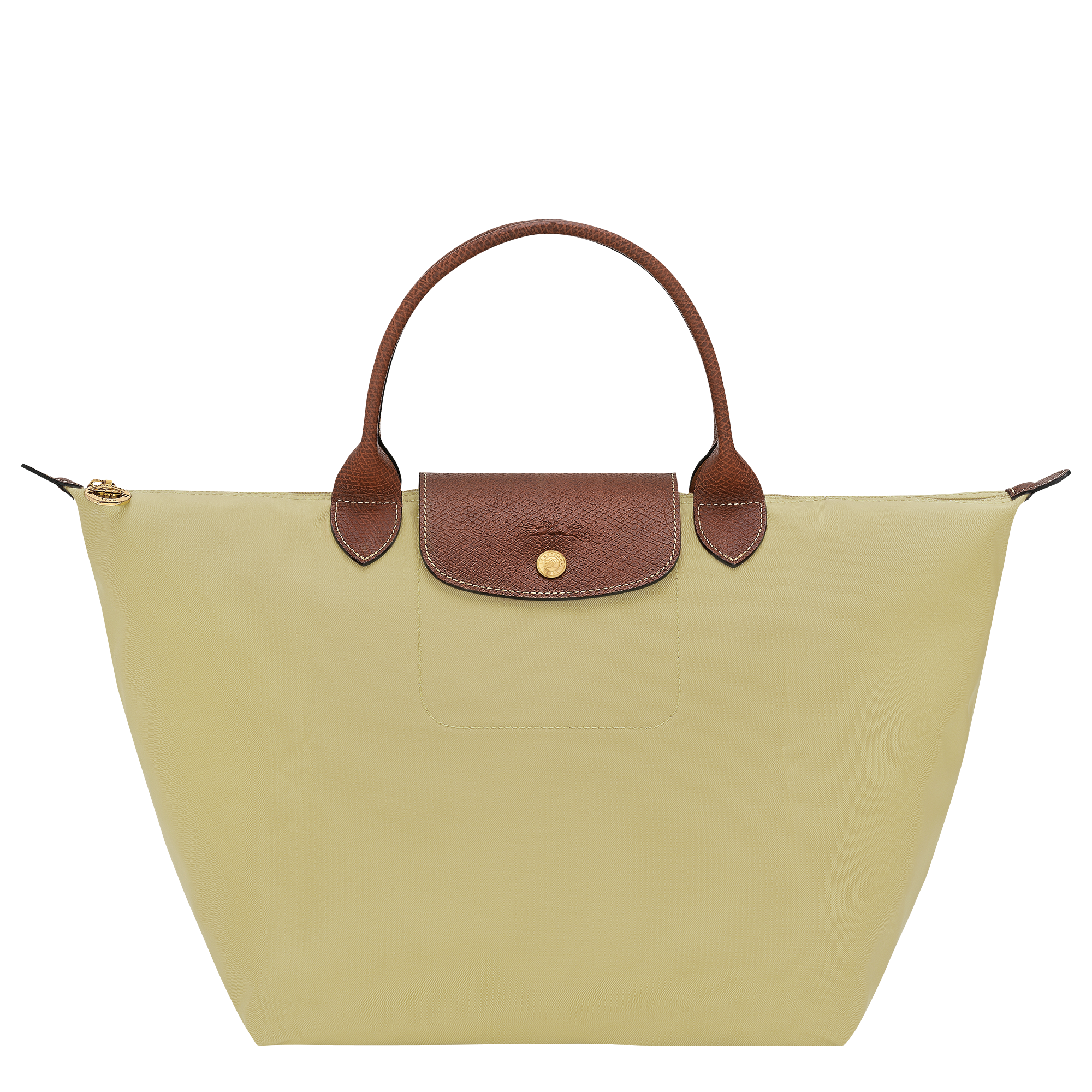 Le Pliage Original M Handbag / Pistachio - Recycled canvas