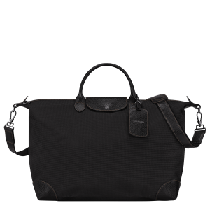 Boxford L Travel bag / Black - Recycled canvas