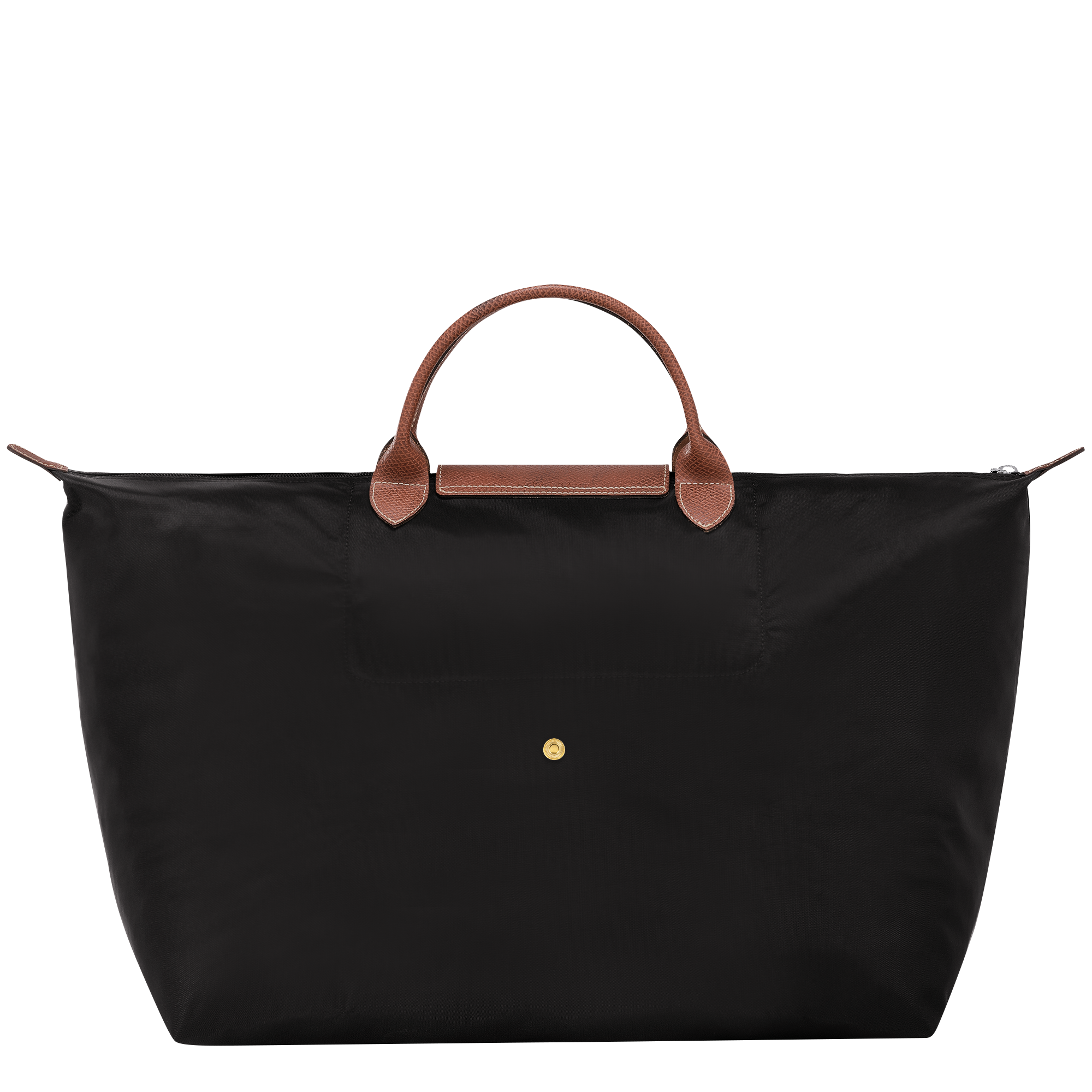 Le Pliage Original L Travel bag / Black - Recycled canvas - 图片 4
