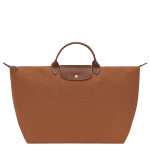 Le Pliage Original L Travel bag / Cognac - Recycled canvas