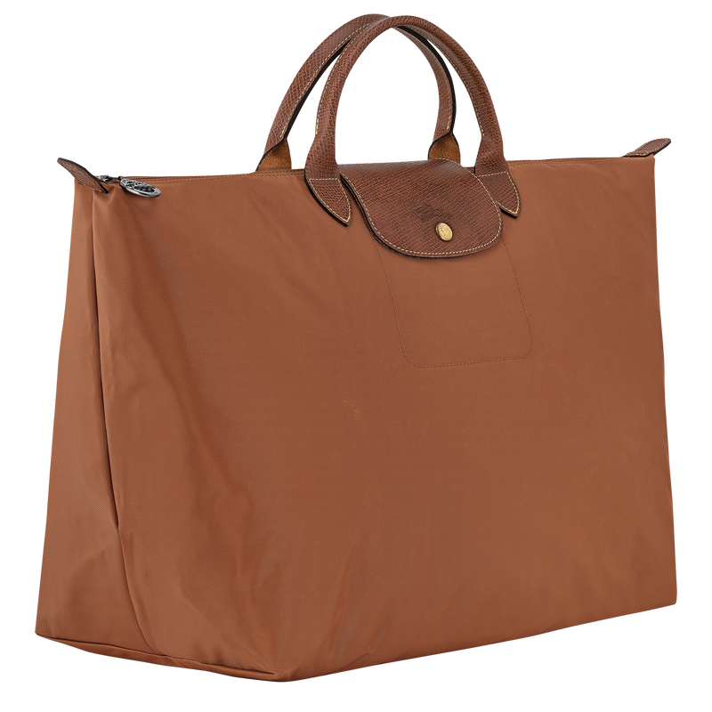 Le Pliage Original L Travel bag / Cognac - Recycled canvas - 图片 71