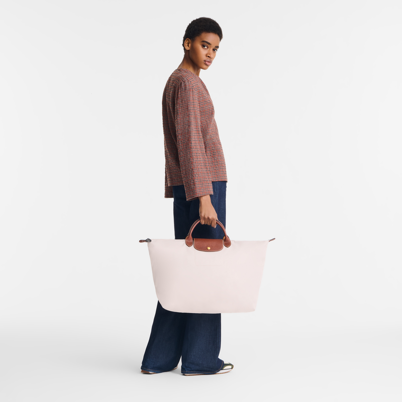 Le Pliage Original L Travel bag / Cognac - Recycled canvas - 图片 61