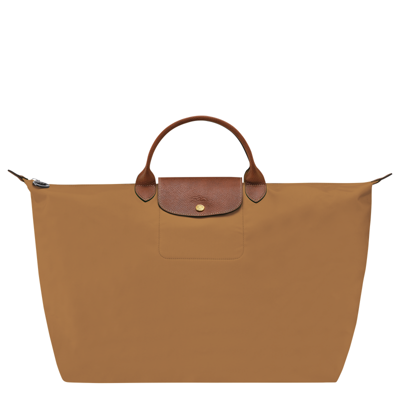Le Pliage Original L Travel bag / Cognac - Recycled canvas - 图片 38