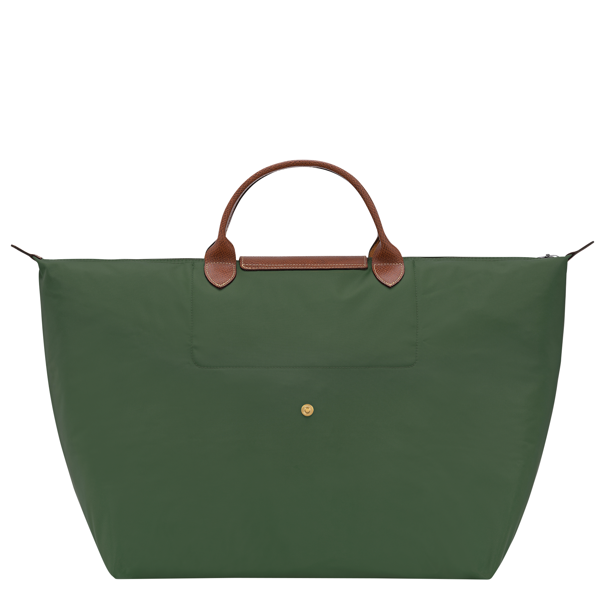 Le Pliage Original L Travel bag / British Green - Recycled canvas - 图片 4
