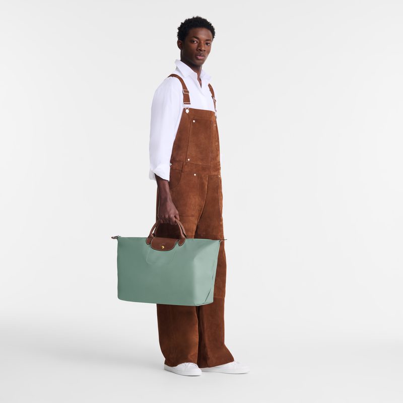 Le Pliage Original L Travel bag / Cognac - Recycled canvas - 图片 36