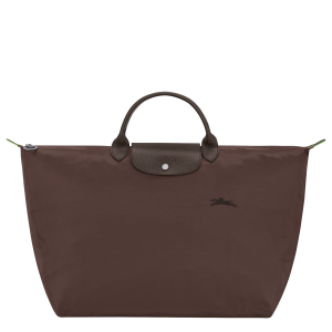 Le Pliage Green L Travel bag / Mocha - Recycled canvas