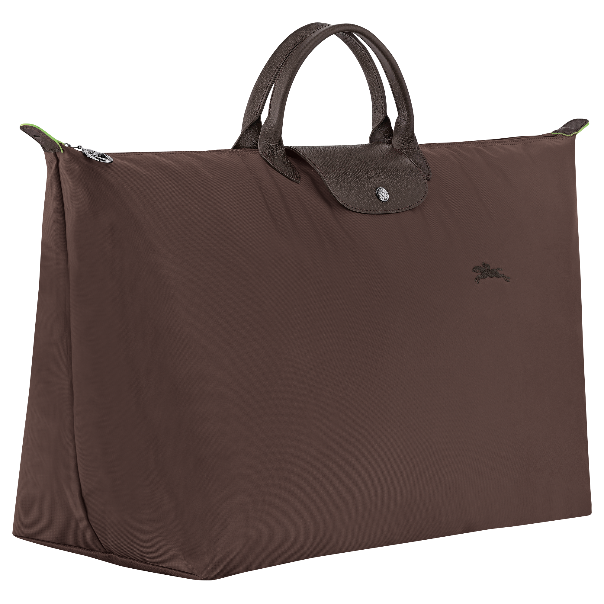 Le Pliage Green L Travel bag / Mocha - Recycled canvas - 图片 3