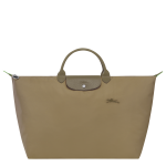 Le Pliage Green L Travel bag / Artichoke - Recycled canvas
