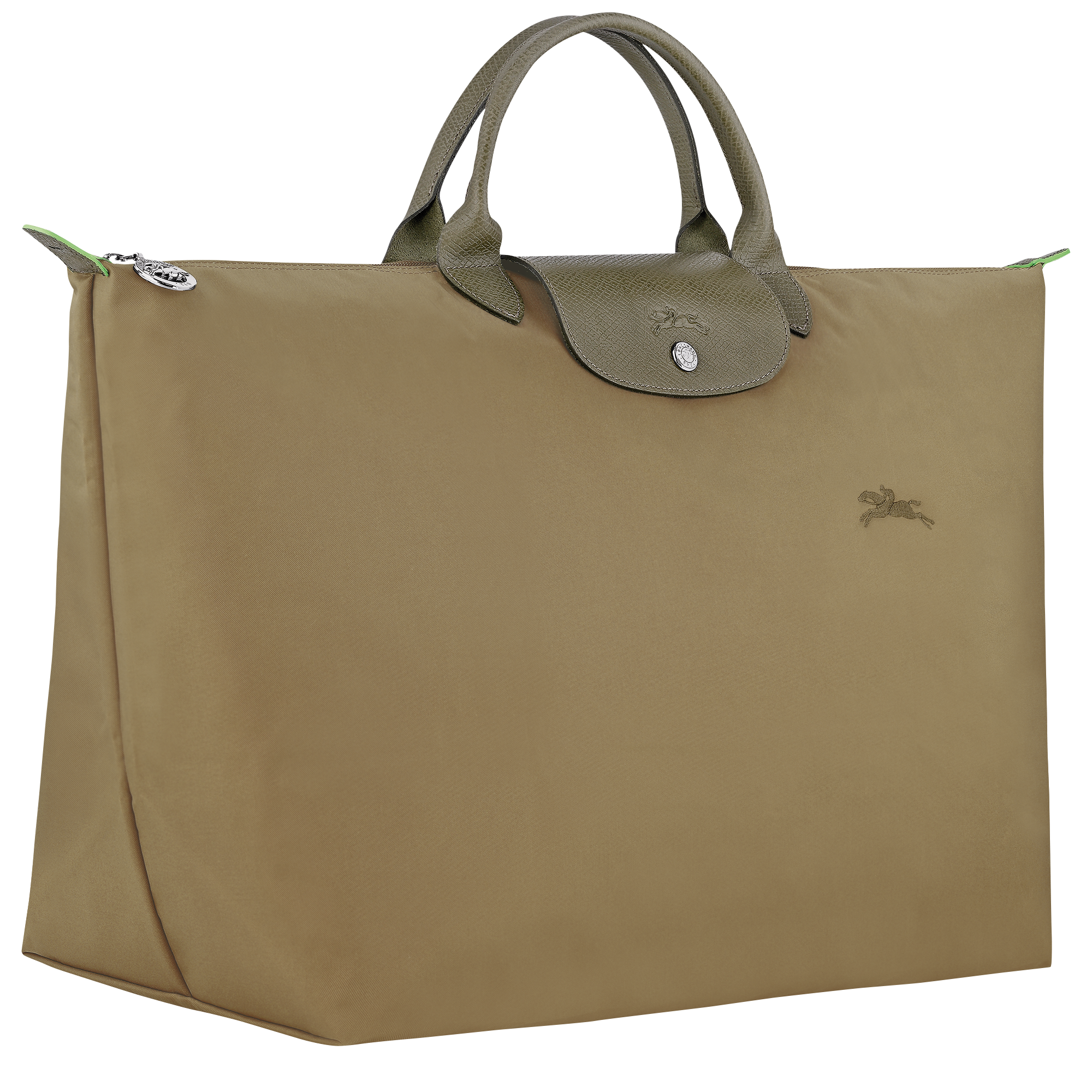 Le Pliage Green L Travel bag / Artichoke - Recycled canvas - 图片 3