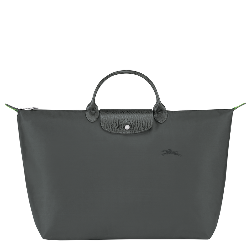 Le Pliage Green L Travel bag / Graphite - Recycled canvas - 图片 16