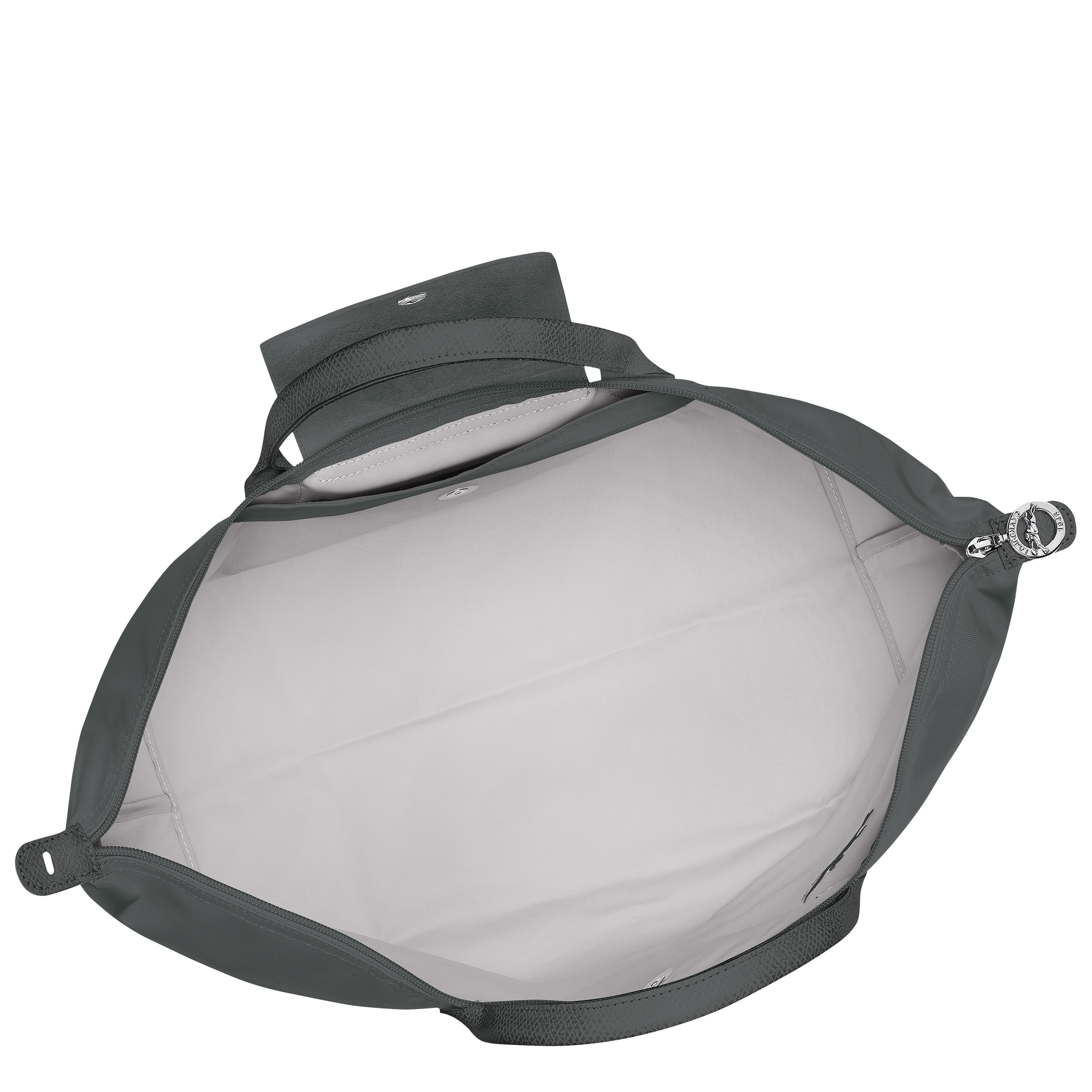 Le Pliage Green L Travel bag / Graphite - Recycled canvas - 图片 5