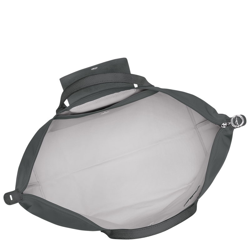 Le Pliage Green L Travel bag / Graphite - Recycled canvas - 图片 10