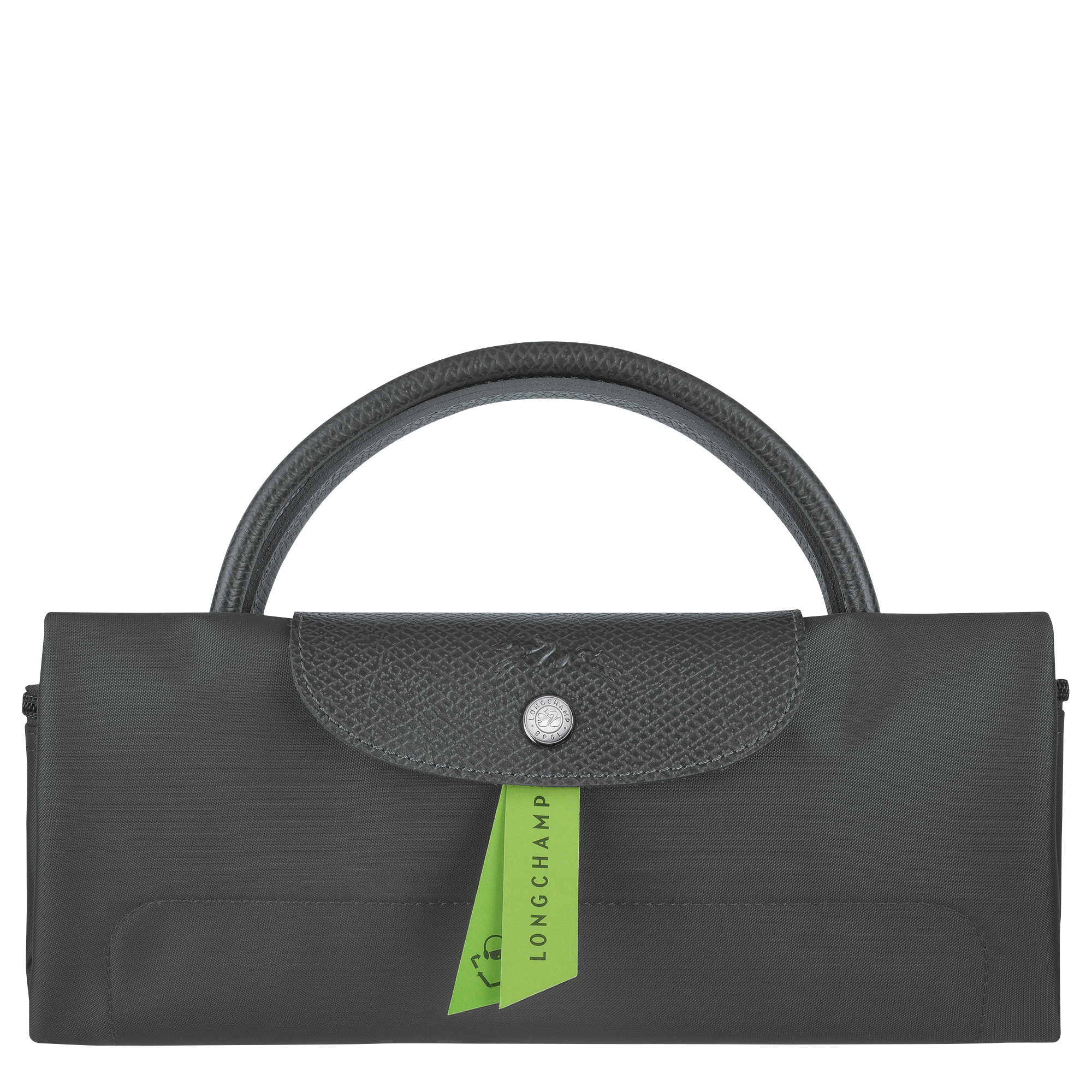Le Pliage Green L Travel bag / Graphite - Recycled canvas - 图片 6