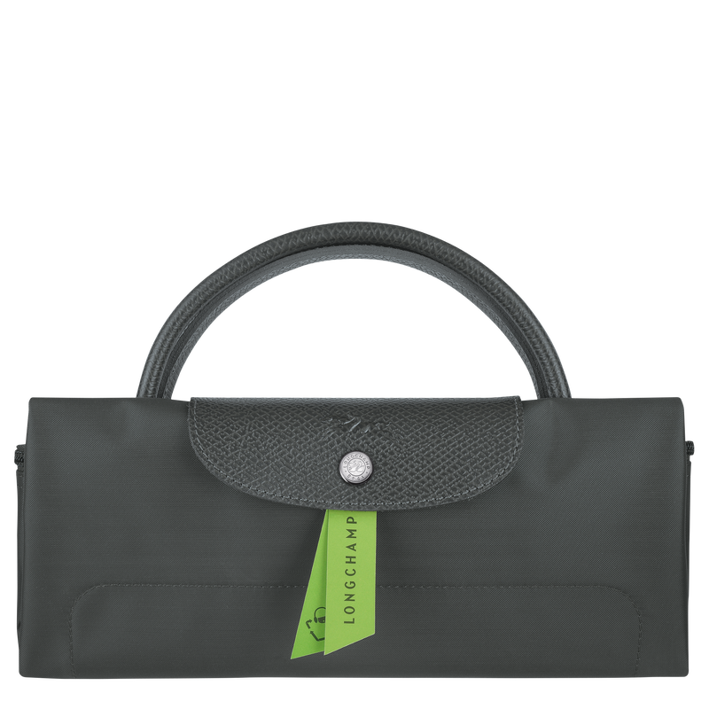 Le Pliage Green L Travel bag / Graphite - Recycled canvas - 图片 12
