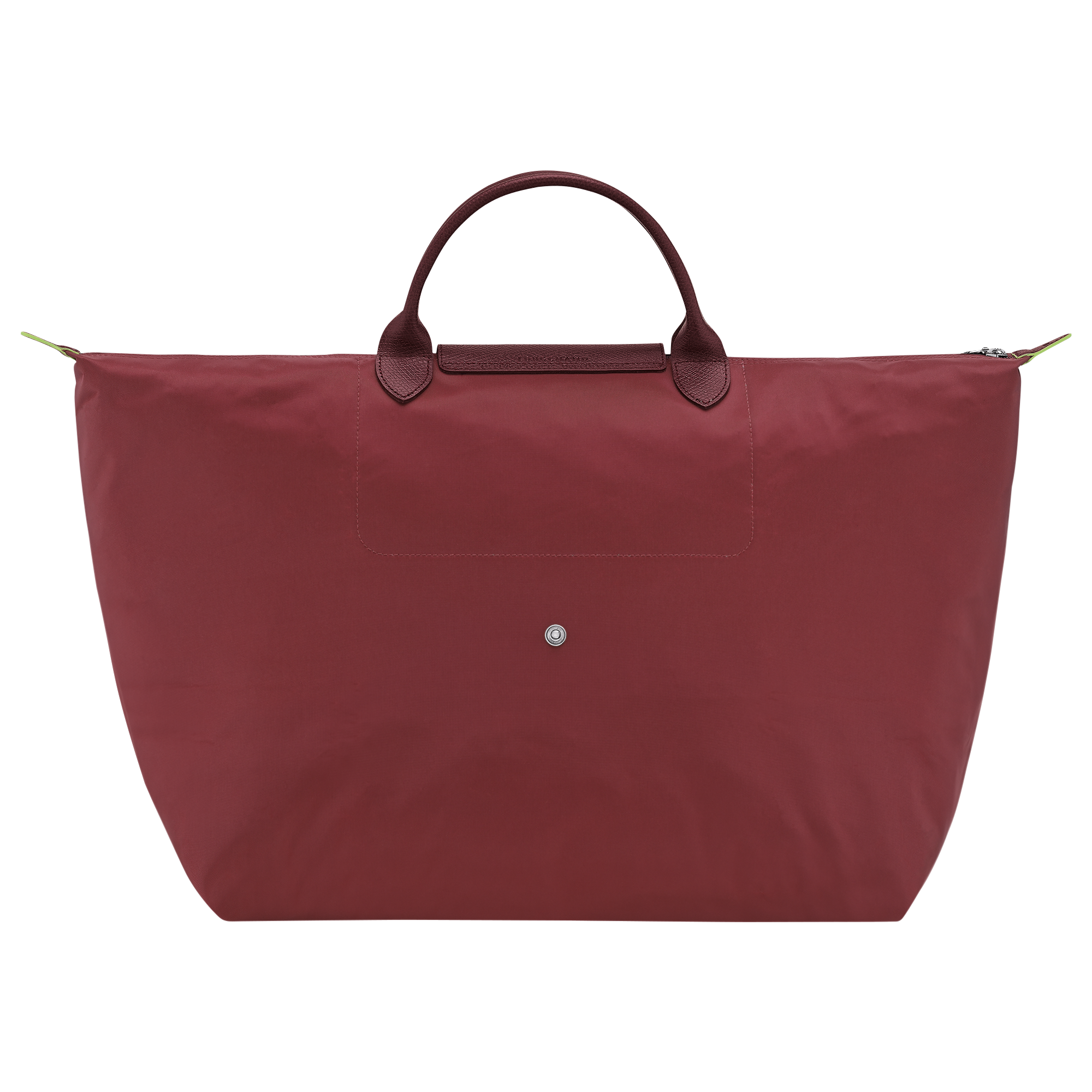 Le Pliage Green L Travel bag / Pomegranate - Recycled canvas - 图片 4