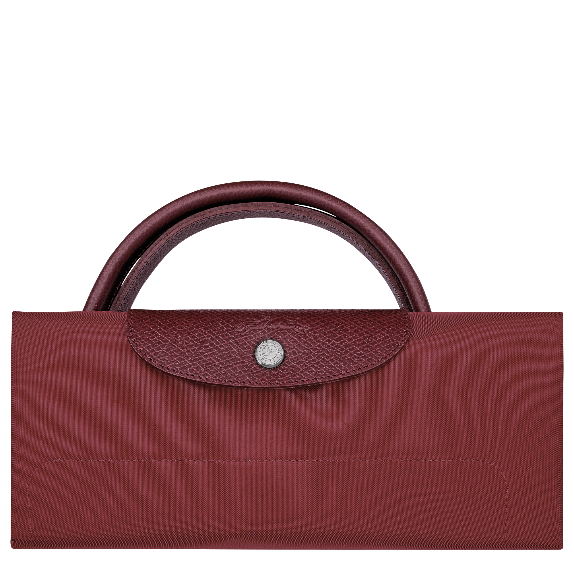 Le Pliage Green L Travel bag / Pomegranate - Recycled canvas - 图片 7