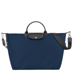 Le Pliage Energy L Travel bag / Navy - Recycled canvas