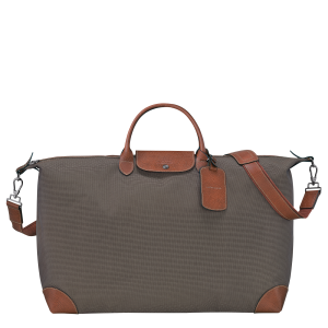 Boxford XL Travel bag / Brown - Recycled canvas