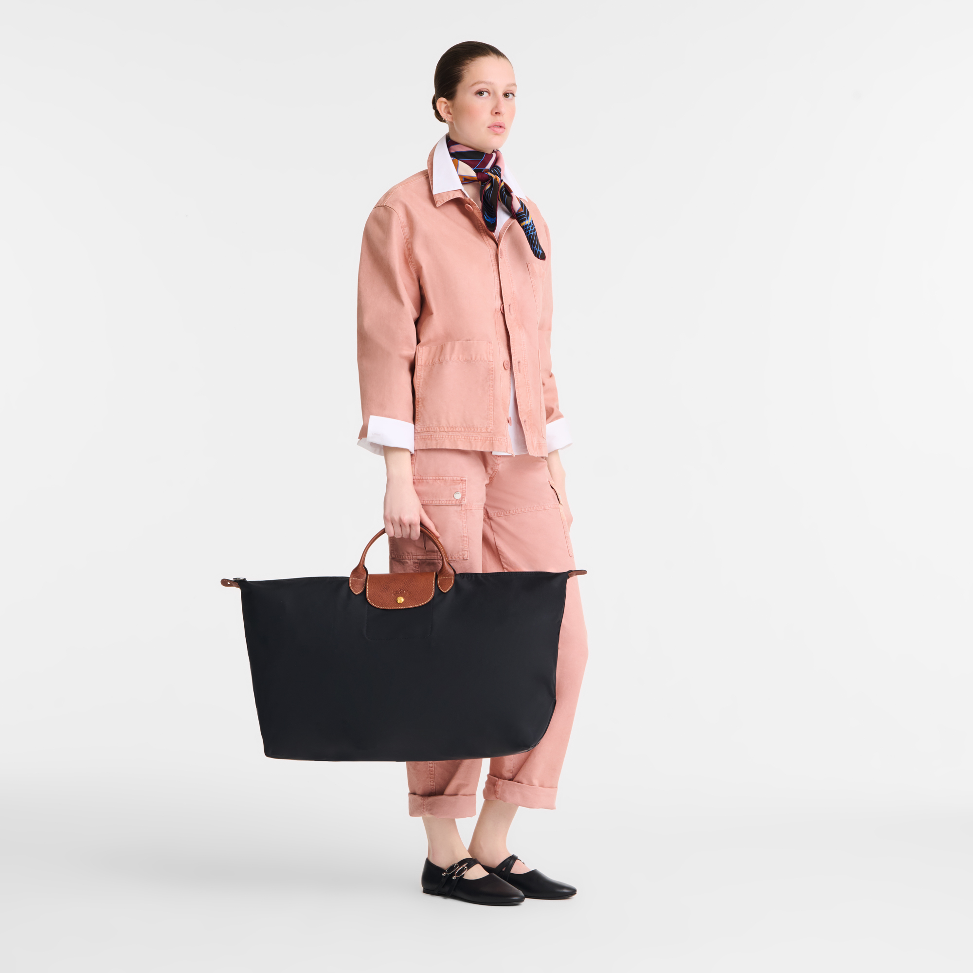 Le Pliage Original XL Travel bag / Black - Recycled canvas - 图片 2