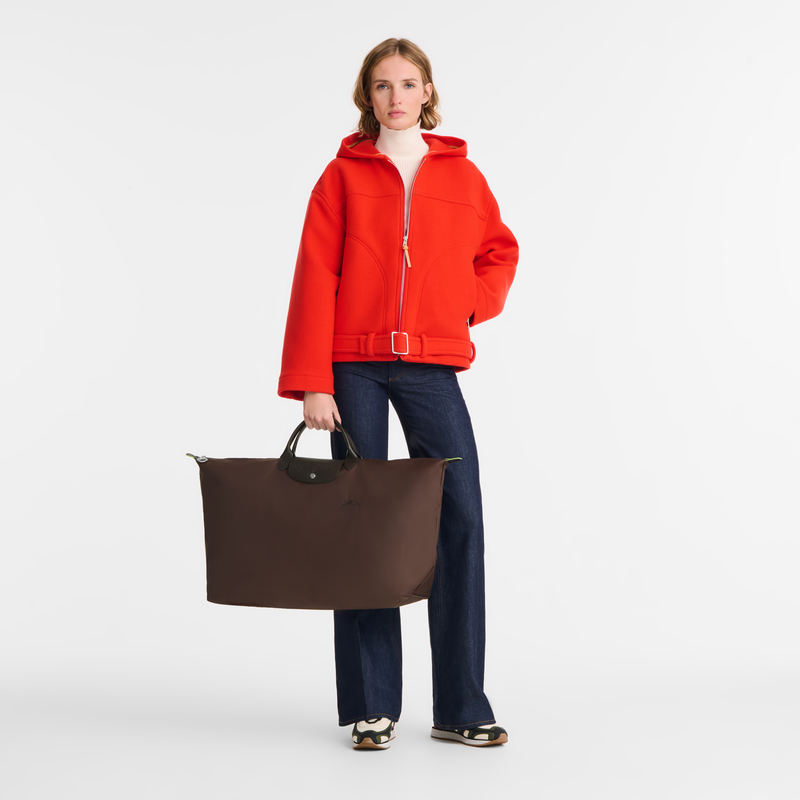 Le Pliage Green XL Travel bag / Mocha - Recycled canvas - 图片 30