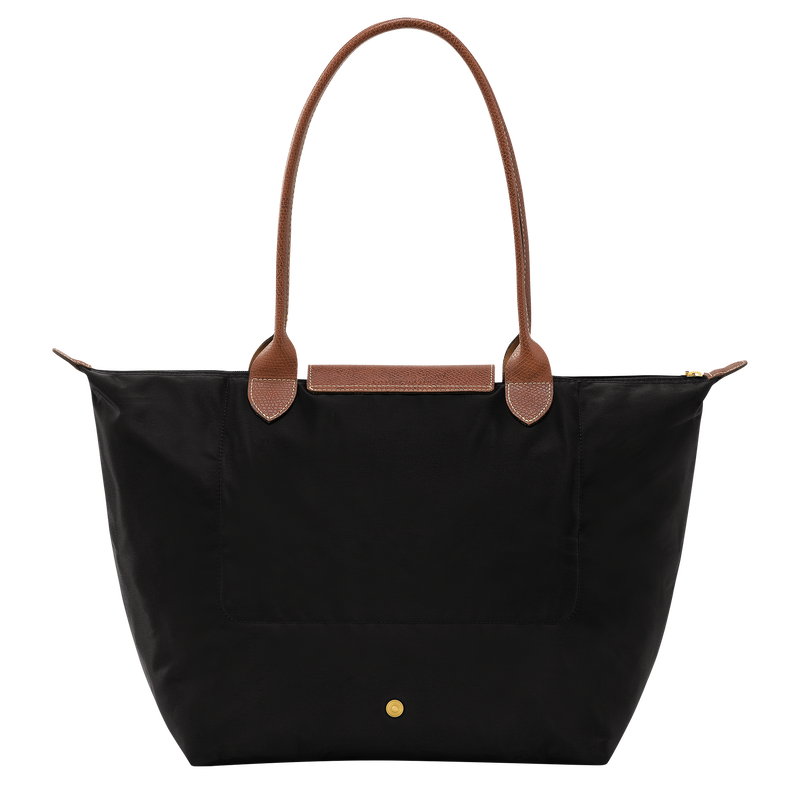 Le Pliage Original L Tote bag / Black - Recycled canvas - 图片 47