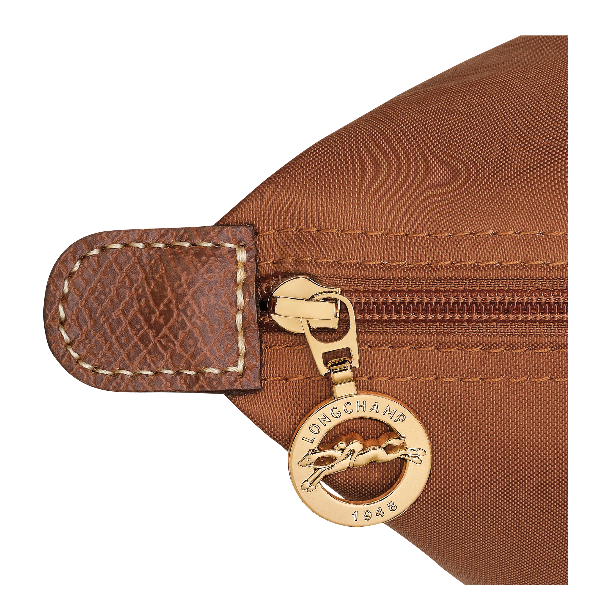 Le Pliage Original L Tote bag / Cognac - Recycled canvas - 图片 5